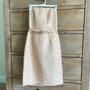 Merona Size 4 Strapless Cocktail Dress with Belt